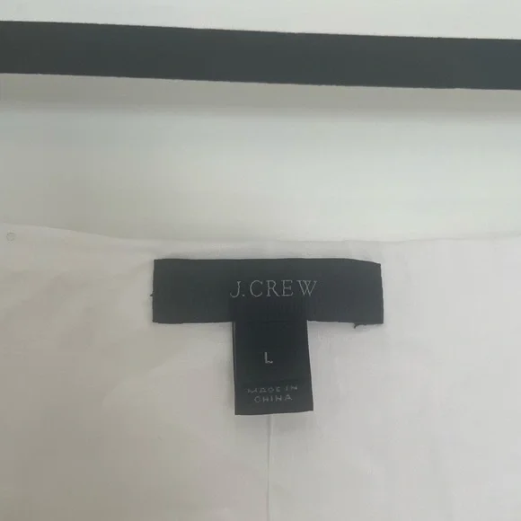 J.Crew Cold-Shoulder Poplin Top - Picture 2 of 4